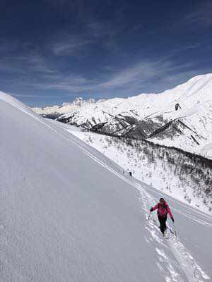 Non ci si stanca mai di sciare nello Svaneti (Georgia)