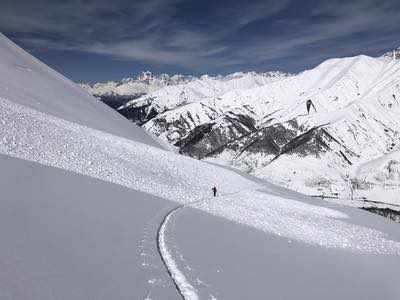 Non ci si stanca mai di sciare nello Svaneti (Georgia)
